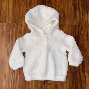 5 For $25 Carter's White Sherpa Pull Over Sweater Baby Size 6 Months